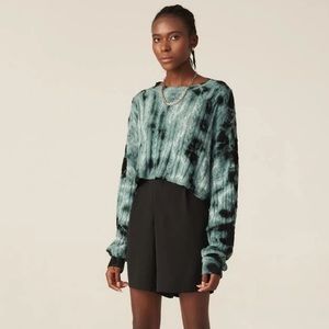 Tie dye knit sweater